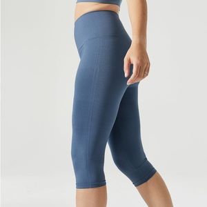 Blanqi Hipster Support Crop Legging Oil Blue Xl